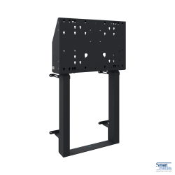 Floor-mounted wall lift for XXL touchscreens up to 86 inches, 120 kg