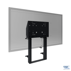 Floor-mounted wall lift for XXL touchscreens up to 86 inches, 120 kg