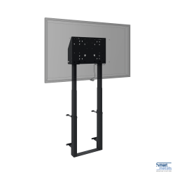 Floor-mounted wall lift for XXL touchscreens up to 86 inches, 120 kg