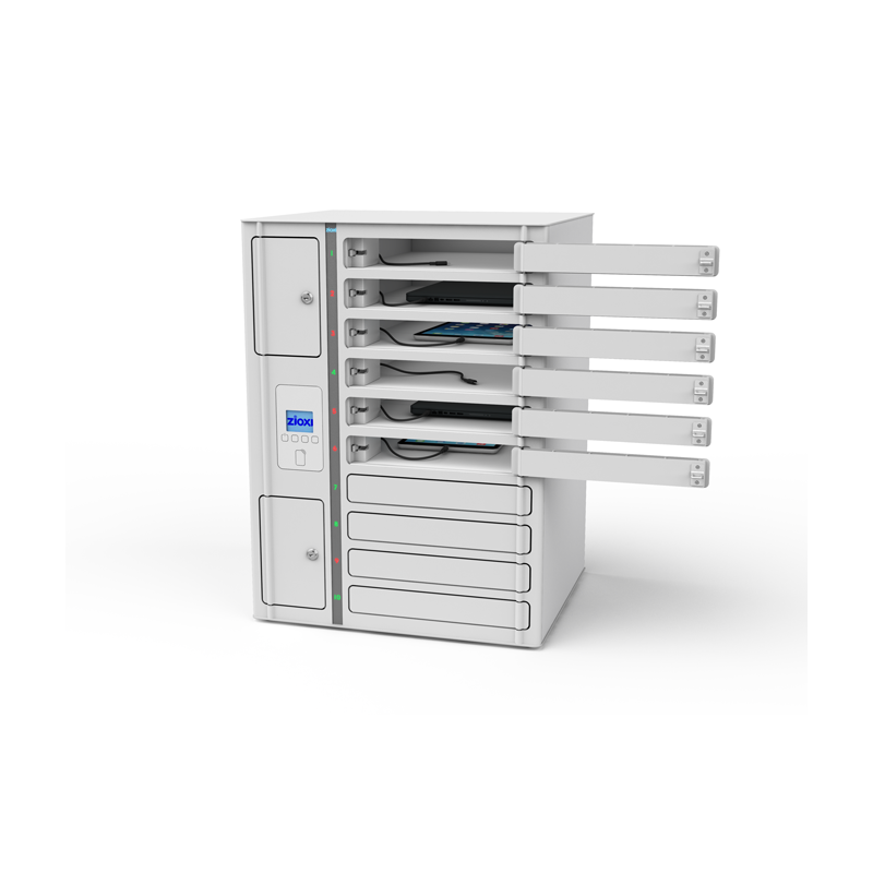 Zioxi onView RFID Chromebookide ja tahvelarvutite laadimise hoiukapp - 1:1 Töölauale Zioxi onView RFID Chromebookide ja tahvelarvutite laadimise hoiukapp - 1:1 Töölauale