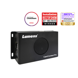 Lumens CamConnect Pro: Täiuslikus sünkroonis -  PTZ-kaamera muudavad koosolekud sujuvaks.