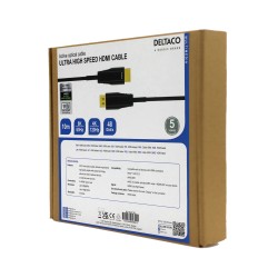 ULTRA High Speed HDMI-kaabel, 48Gbps, 10m, Must, AOC