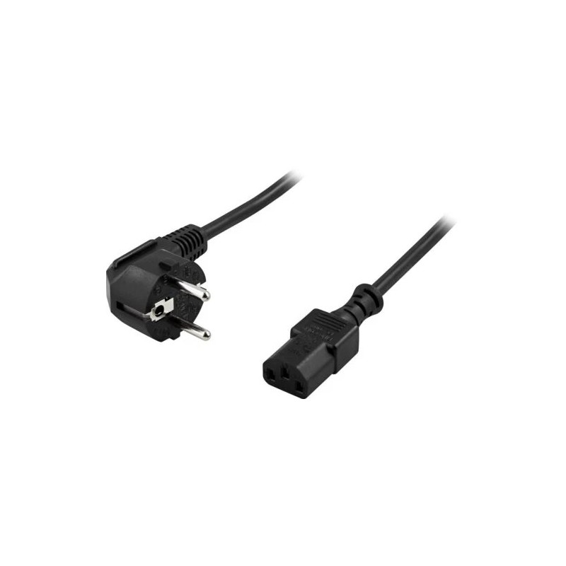 Seadme kaabel, PC seina, nurgaga CEE 7/7 - sirge IEC C13, 5m Seadme kaabel, PC seina, nurgaga CEE 7/7 - sirge IEC C13, 5m