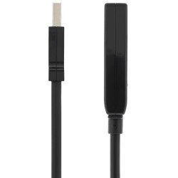 PRIME USB 2.0 pikenduskaabel, aktiivne, tüüp A isane - tüüp A emane, must