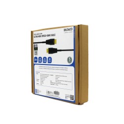 ULTRA High Speed HDMI-kaabel, 48Gbps, 20m, Must, AOC