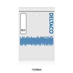 Power extension cable, PC and display, straight IEC C13 - straight IEC C14