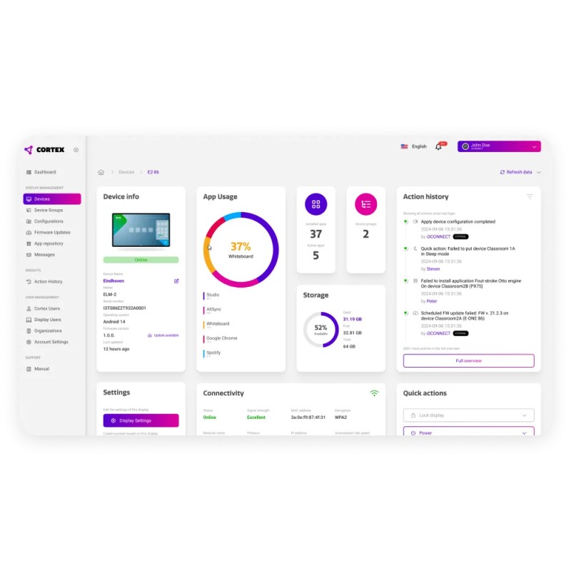 i3CONNECT Cortex remote display management software i3CONNECT Cortex remote display management software