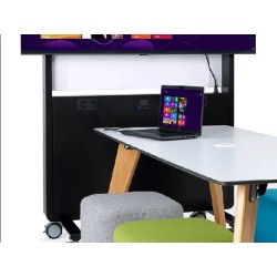 Rechargeable AV media wall Rechargeable AV media wall