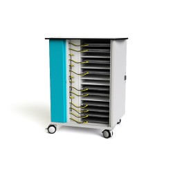 Zioxi laptop charging cart or cabinet with network