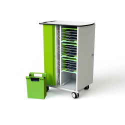 Zioxi iPad/Tablet basket charging trolley