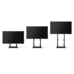 Vogel's RISE 2000 series motorized floor/wall stand for interactive displays