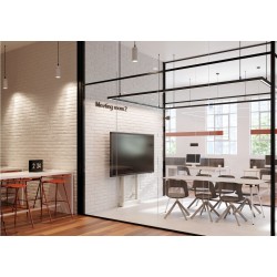 Vogel's RISE 2000 series motorized floor/wall stand for interactive displays