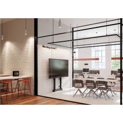 Vogel's RISE 2000 series motorized floor/wall stand for interactive displays