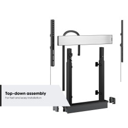 Vogel's RISE 2000 series motorized floor/wall stand for interactive displays