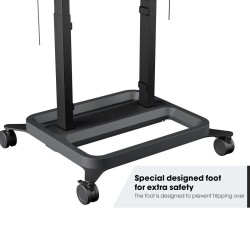 Vogel's RISE 5000 series motorized trolley for interactive displays