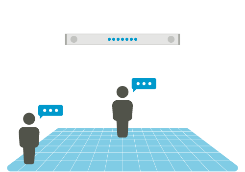 Nureva audio without voice amplification